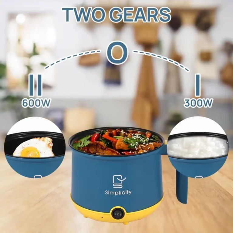 Simplicity Multi-Functional Double Layer Electric Cooking Pot